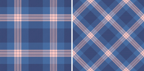 Texture fabric background of plaid tartan pattern with a textile vector check seamless. Set in skin colors. Minimalist fashion ideas for a sleek look.