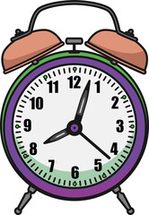 目覚まし時計（Alarm Clock）(PNG)