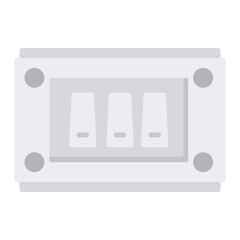 Switch icon vector image. Can be used for Electric Circuits.