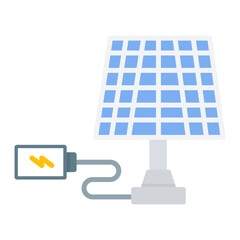 Solar Cell icon vector image. Can be used for Electric Circuits.