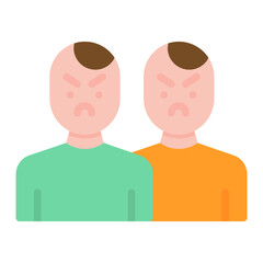 Fototapeta premium Cellmate icon vector image. Can be used for Prison.