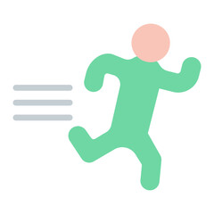 Chase icon vector image. Can be used for Prison.