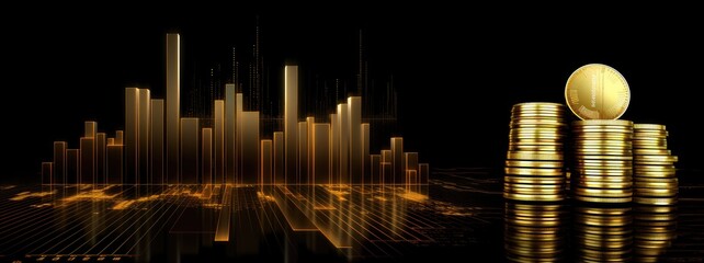 Stock color trading charts