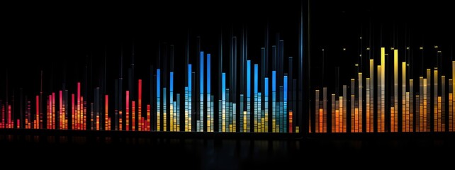 Stock color trading charts
