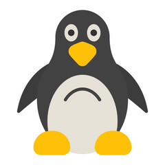 Penguin icon vector image. Can be used for In The Wild.