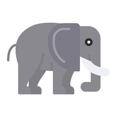 Elephant icon vector image. Can be used for In The Wild.
