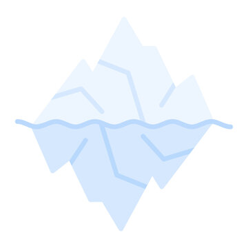 Glaciers icon vector image. Can be used for In The Wild.
