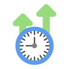 Productivity icon vector image. Can be used for Factory.