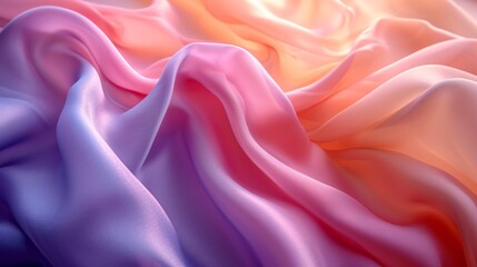 Fototapeta premium Colorful Fashion Waves: A Monthly Event Celebration Generative AI