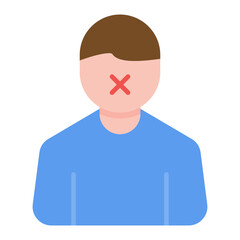 Sexual Harassment icon vector image. Can be used for Business Management.