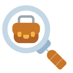 Job Searching icon vector image. Can be used for Business Management.