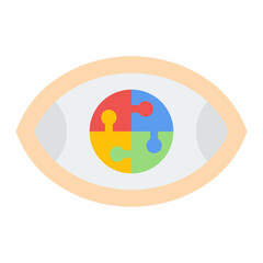 Business Vision icon vector image. Can be used for Business Management.