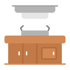 Kitchen icon vector image. Can be used for Web Store.