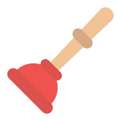 Cup Plunger icon vector image. Can be used for Plumbing.