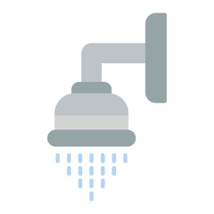 Shower icon vector image. Can be used for Plumbing.