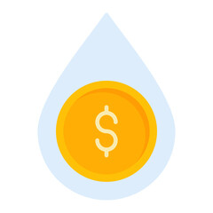 Liquidity icon vector image. Can be used for Finance.
