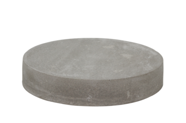 Concrete template podium pedestal for show cosmetic or skin care products display on transparent background ,png file