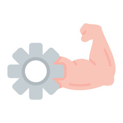 Hard Skills icon vector image. Can be used for Recruitment Agency.