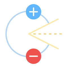Multifocal icon vector image. Can be used for Optometrist.