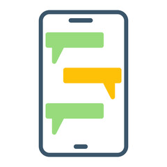 Online Chatting icon vector image. Can be used for New Media.