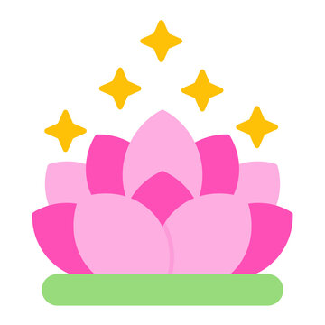 Yoga icon vector image. Can be used for Alternative Medicine.