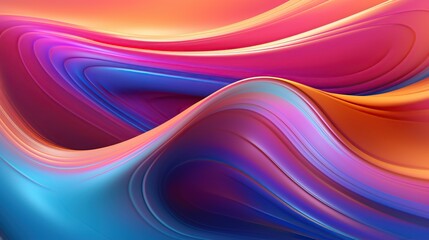 Fototapeta premium Trendy wave liquid style .Trendy Wave Gradient , create soft lines creative swoosh style. wavy pattern wallpaper.abstract design, dynamic background,