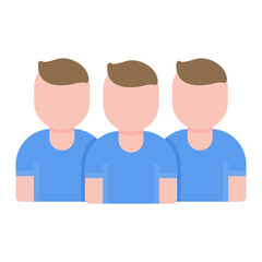 Fototapeta premium Field Hockey Team icon vector image. Can be used for Hockey.