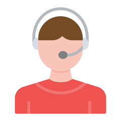 On Call Worker icon vector image. Can be used for Gig Economy.