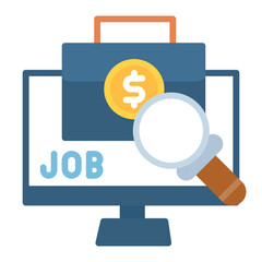 Job Platform icon vector image. Can be used for Gig Economy.
