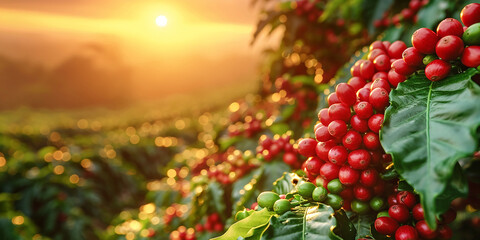 Coffee beans. for making favourites drink. Generative AI.	