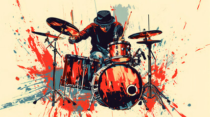 drummer vector