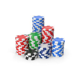 Stack of Casino Chips PNG