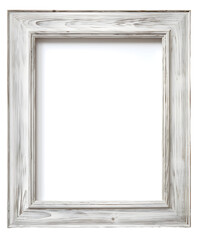 wooden frame on a transparent background