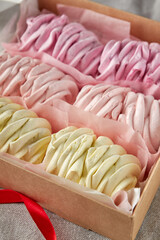 Assorted Flavored Meringues in Gift Box - 718866904