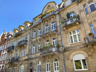 Altbaufassaden in Heidelberg
