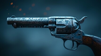 Gun of the Month: The Old West's Favorite Sidearm Generative AI - obrazy, fototapety, plakaty