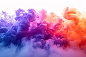 Colorful Clouds of Creativity: A Monthly Celebration of Artistic Expression Generative AI - obrazy, fototapety, plakaty
