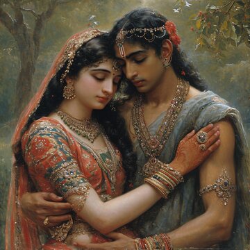 Indian Love Story Generative AI