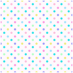 Cute pastel seamless pattern background