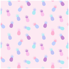 Cute pastel seamless pattern background
