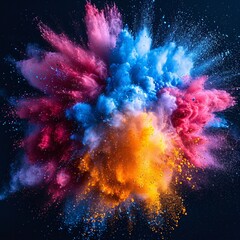 Colorful Explosion of Pride: Celebrating LGBTQ+ Pride Month with Vibrant Colors Generative AI