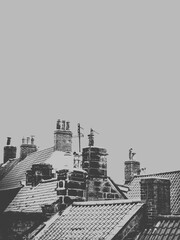 Rooftops At Robin Hood's Bay Seaside Fishing Port In North Yorkshire
