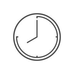 Clock icon timer symbol