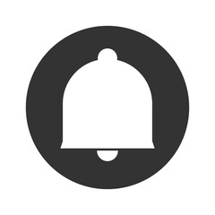 Notification bell icon.vector sign. Symbol, logo illustration.