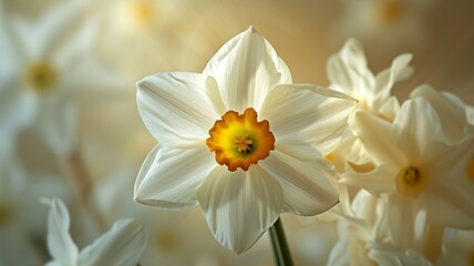 artificial intelligence macro image of a beautiful flower