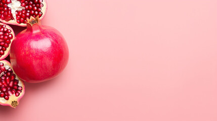 Fototapeta na wymiar Red pomegranate fruit