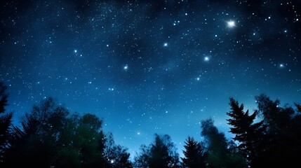 Starry night sky captured in stock photography , Starry night sky, stock photography, stars