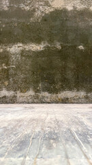 Textured concrete wall floor, concrete floor with concrete wall, gray gray stone texture concrete wall wallpaper tile background panorama banner, industrial concrete stage with floor and back wall