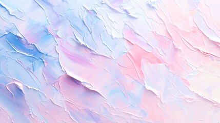 Fondo acrílico de pintura con textura abstracto de colores pastel rosas y azules. Diseño de papel...