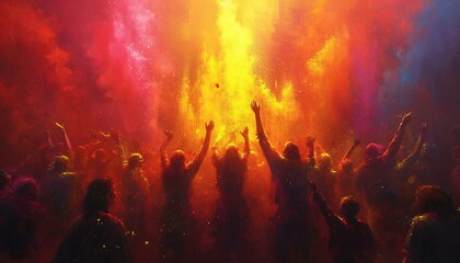Colorful Celebration: A Vibrant Pride Parade Generative AI
